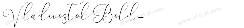 Vladivostok Bold字体转换